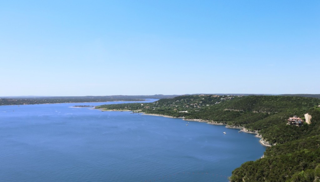 view of lake travis near georgetown texas