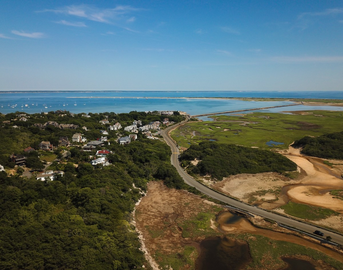 aerial view in massachusetts
