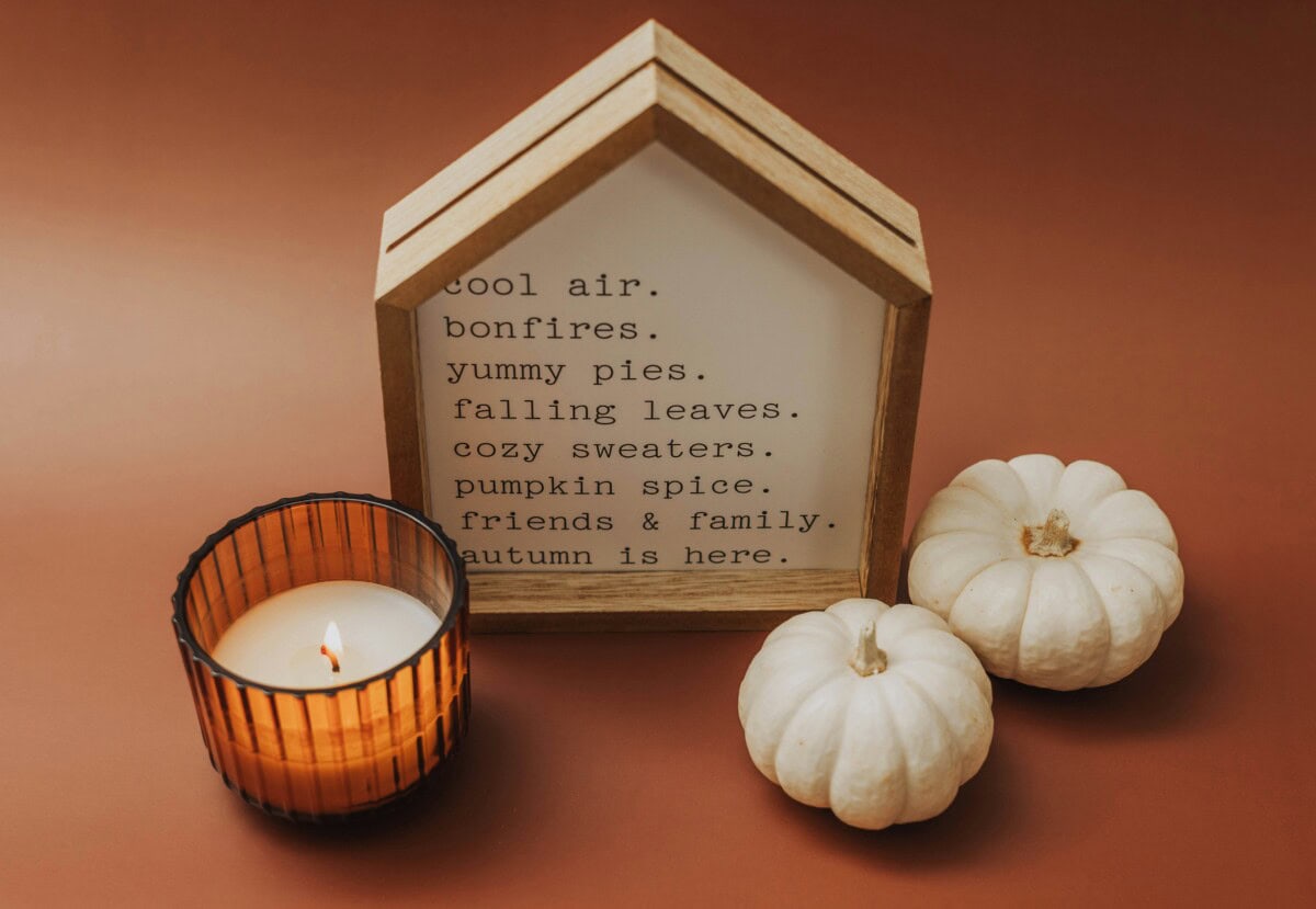 Fall candle