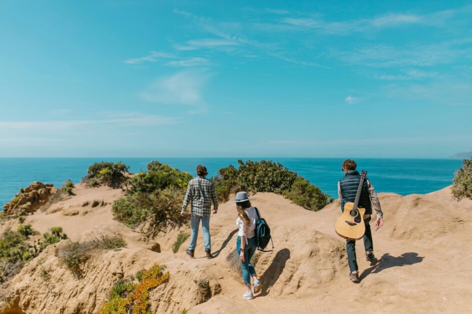 Hiking path in North County near San Diego