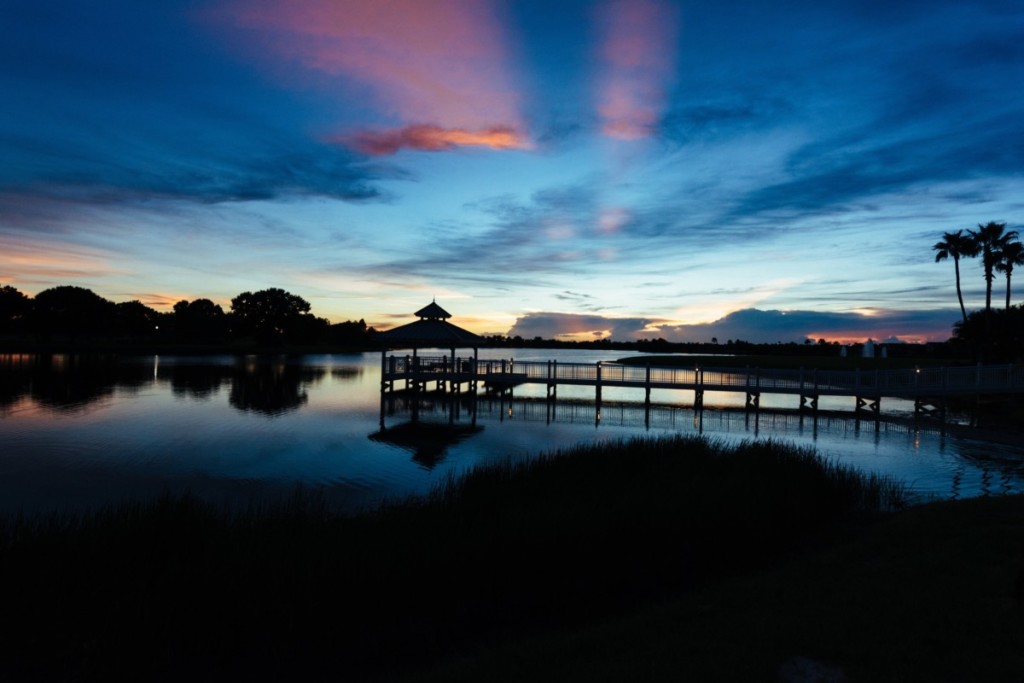 one of florida's fastest growing cities port st lucie at sunset on the water