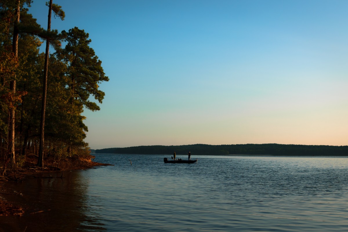 view of a lake in affordable raleigh suburbs
