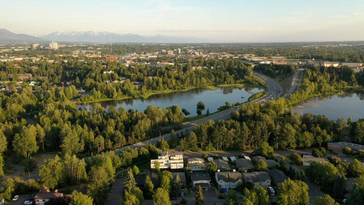 residential neighborhood in anchorage