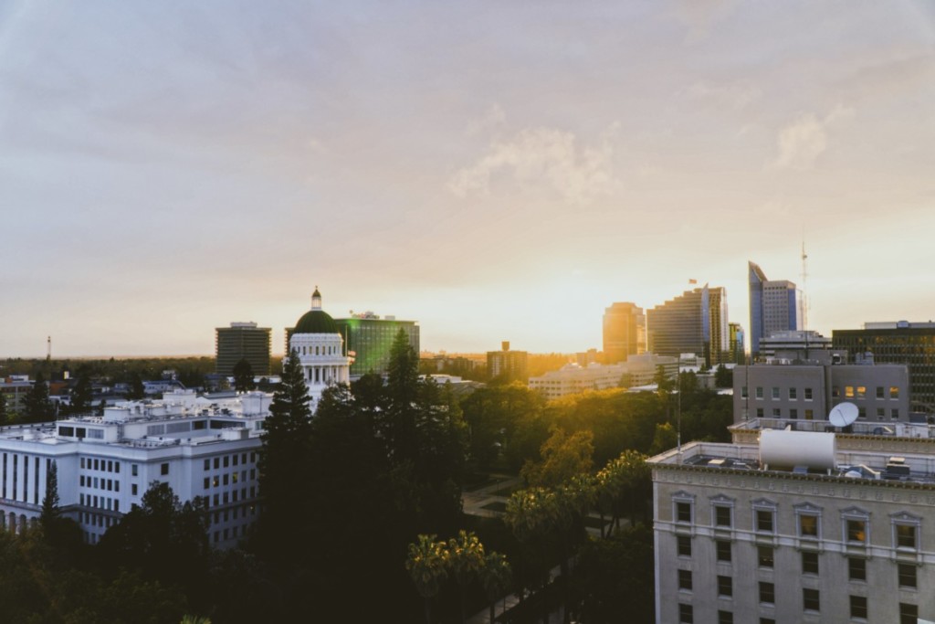 sacramento during sunset