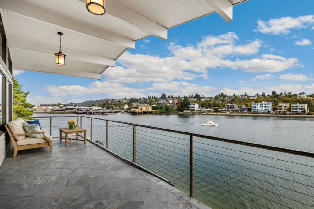 balcony view from seattle home