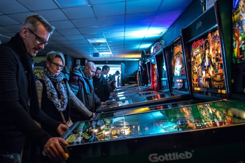 See the largest collection of pinball machines