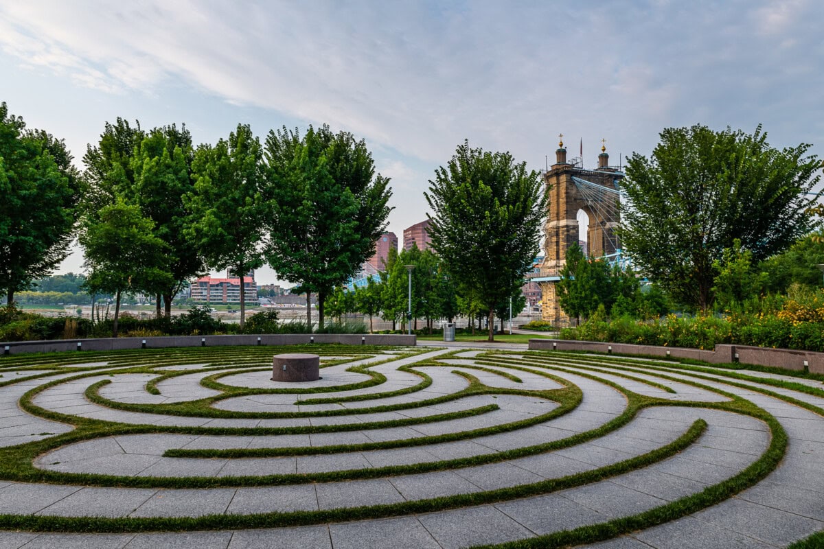 small riverfront park in cincinnati oh