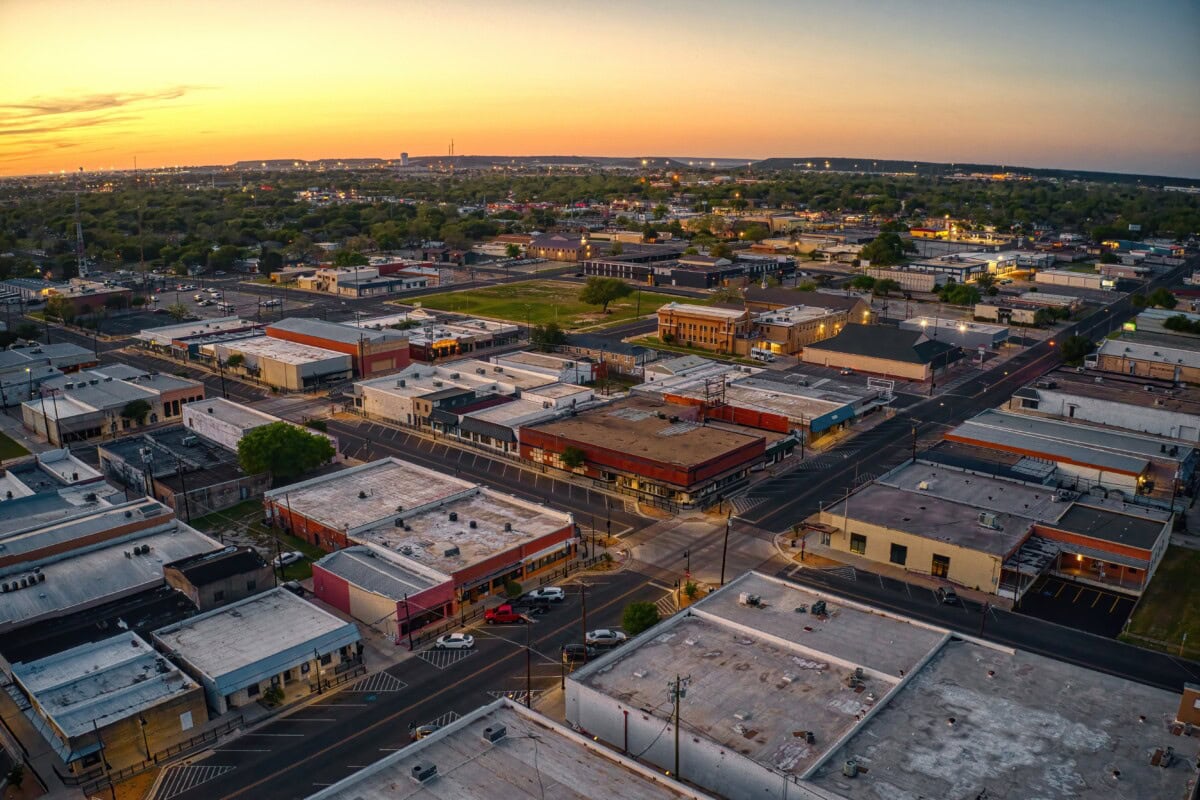killeen texas aerial shutterstock