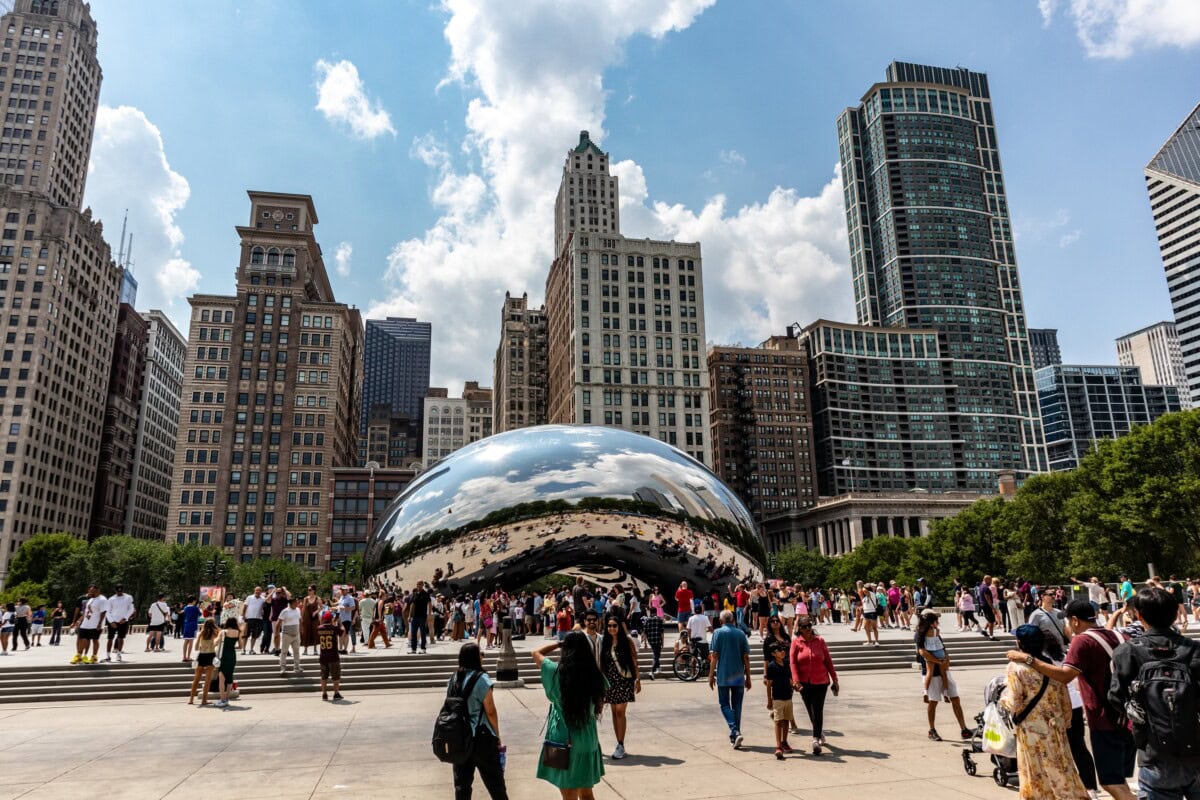 millennial park the bean chicago