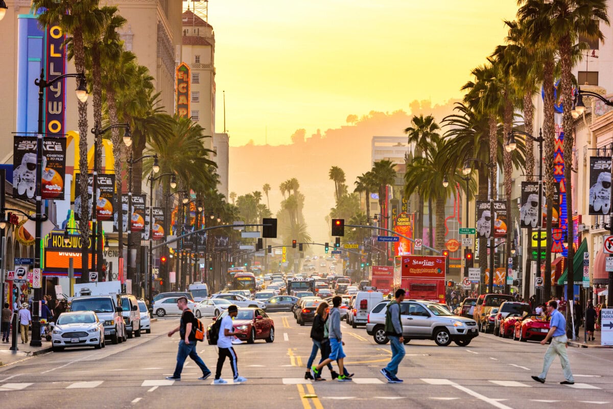 hollywood boulevard los angeles 