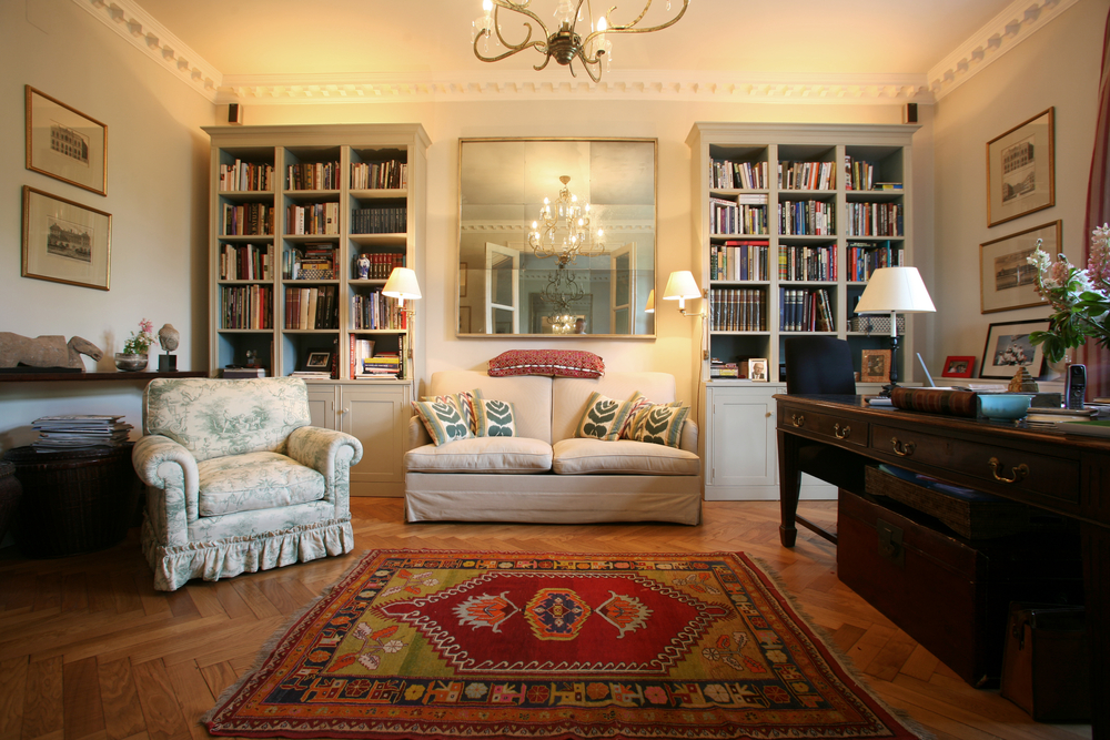 luxury classic home library