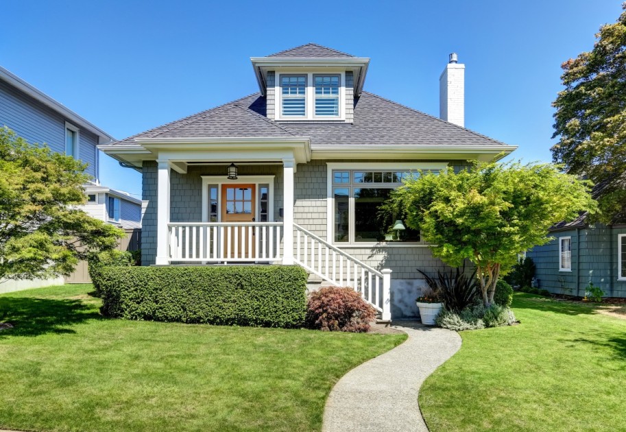 Exterior of a house.