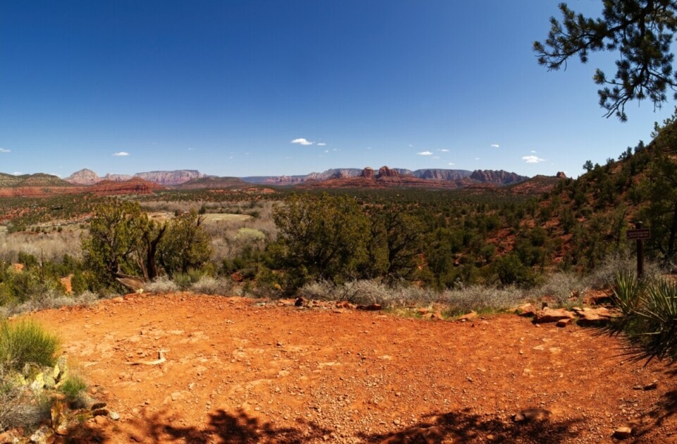 The dry desert landscape of Red Rock State Park, an essential to any Phoenix Bucket List