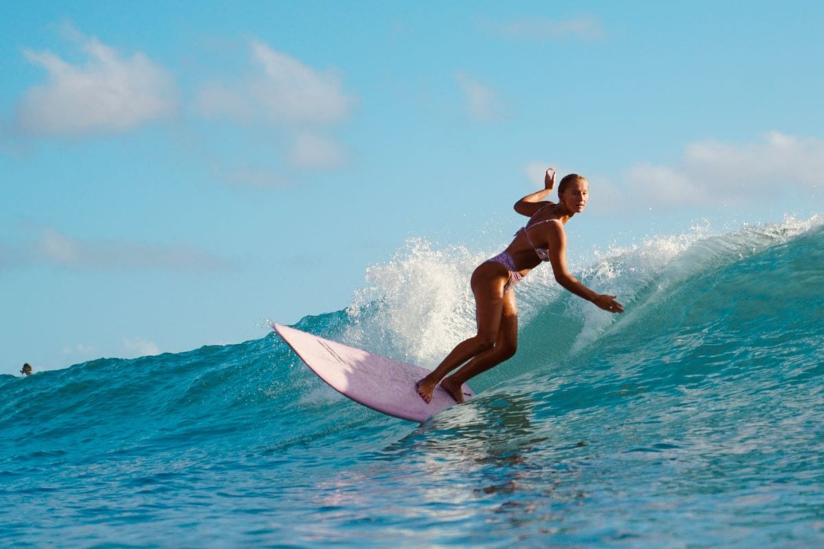 surfer at waikiki