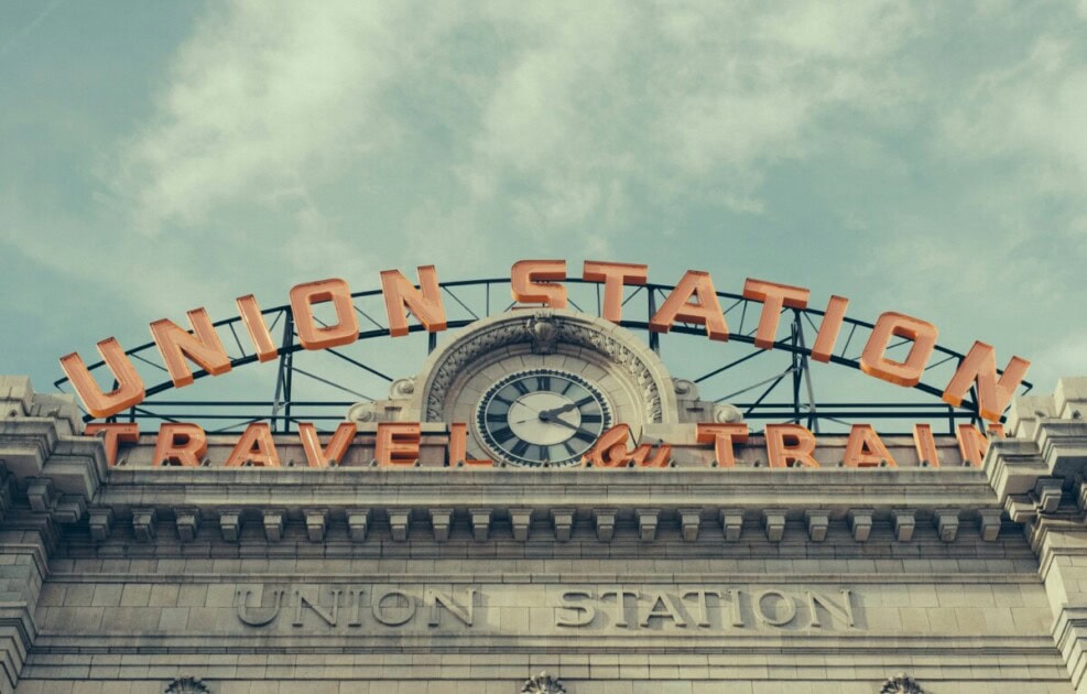 Denver Union Station sign