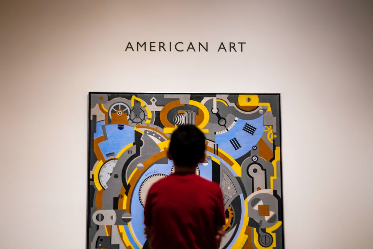 painting at a dallas museum