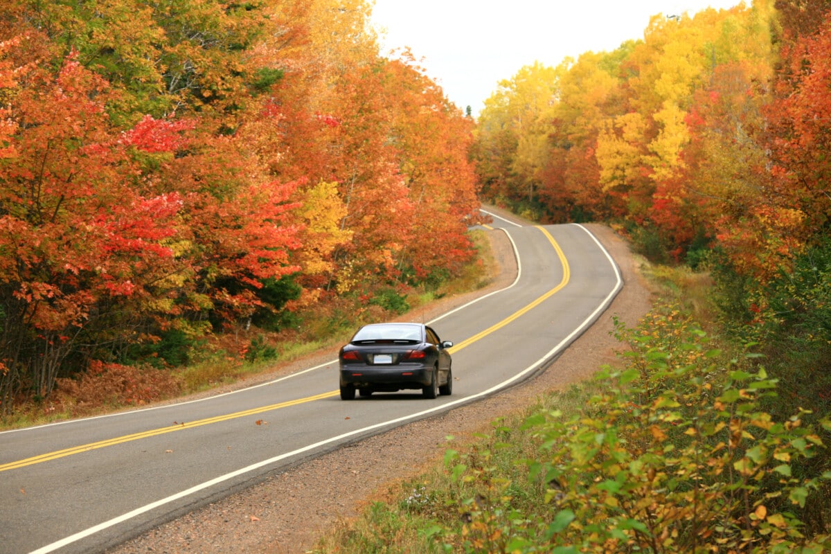 Isolated road in Vermont