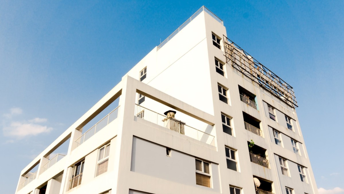 multi-story apartment building exterior